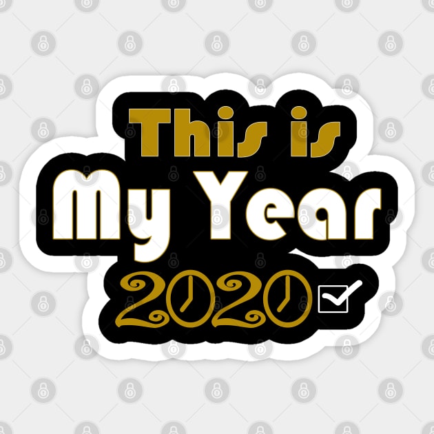 This is my Year Sticker by PinkBorn